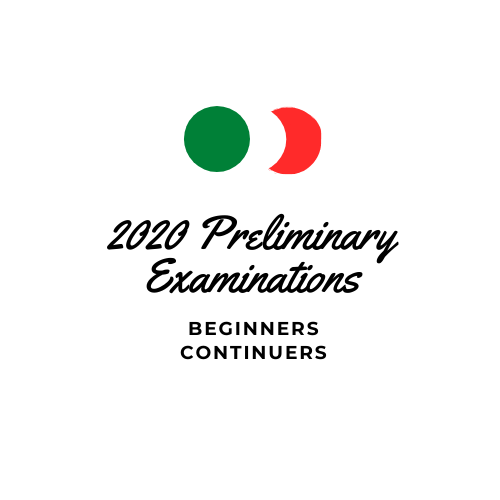 2020 Italian Beginners and Continuers Preliminary Examination
